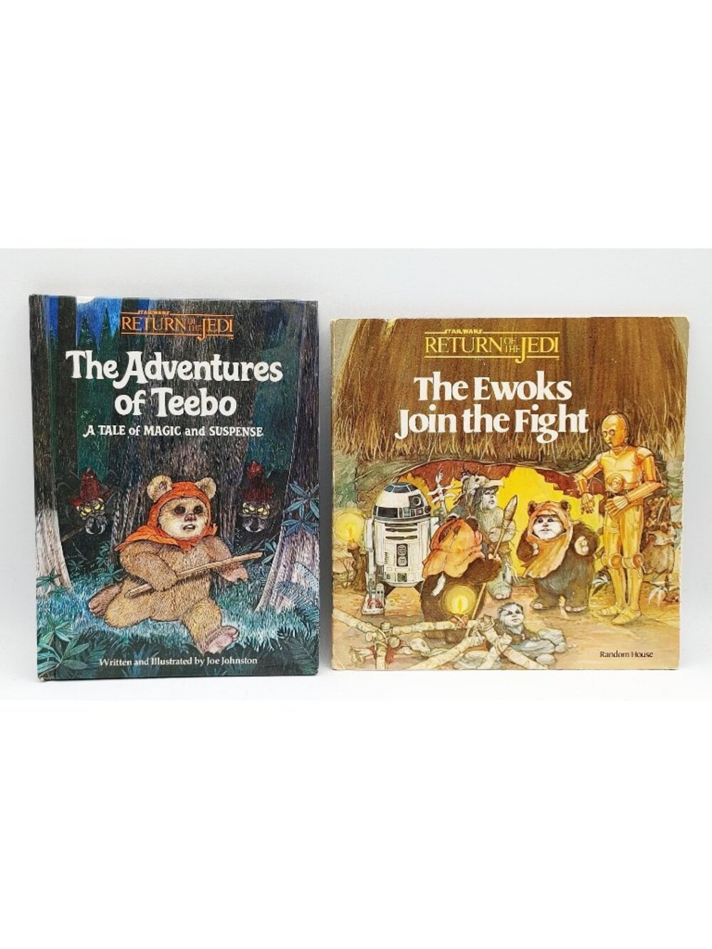 Return of the Jedi: The Adventures of Teebo & The Ewoks Join The Fight Books 80s